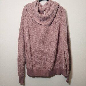 Free People Mauve By Your Side Sweater XS